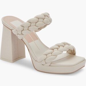 Dolce Vita Cream Braided Heels
